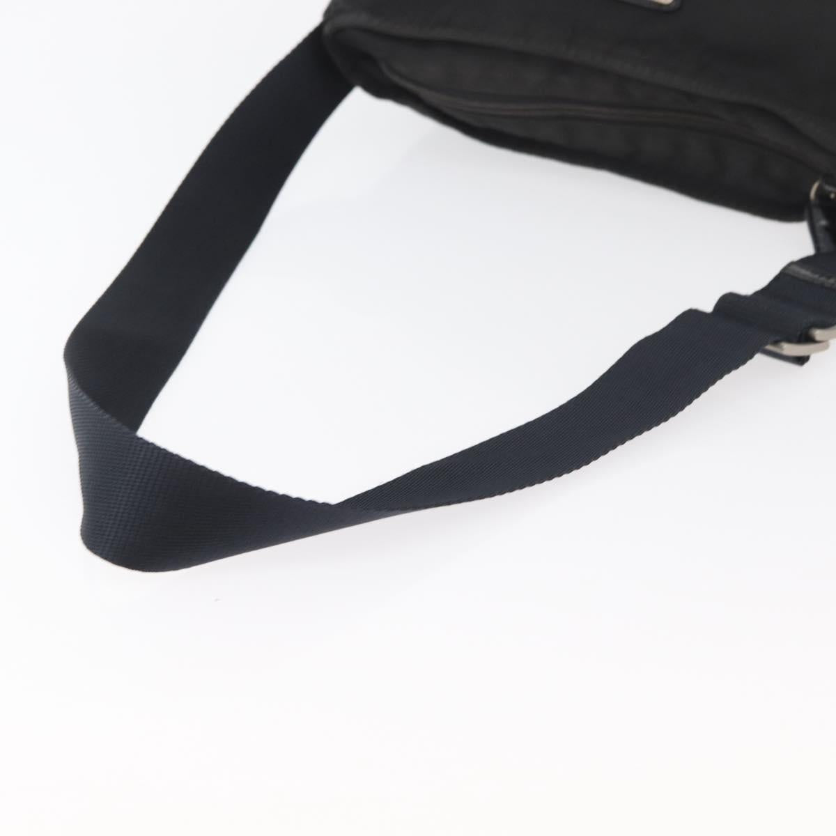 PRADA Shoulder Bag Nylon Black Auth bs18091