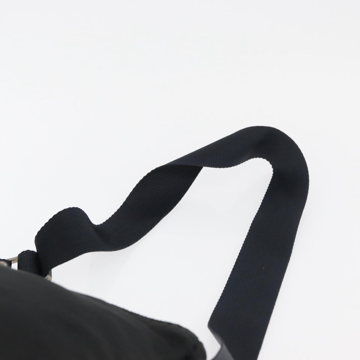 PRADA Shoulder Bag Nylon Black Auth bs18091