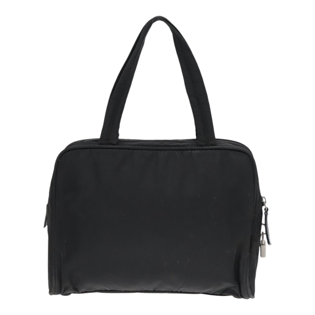 PRADA Hand Bag Nylon Black Auth bs18105