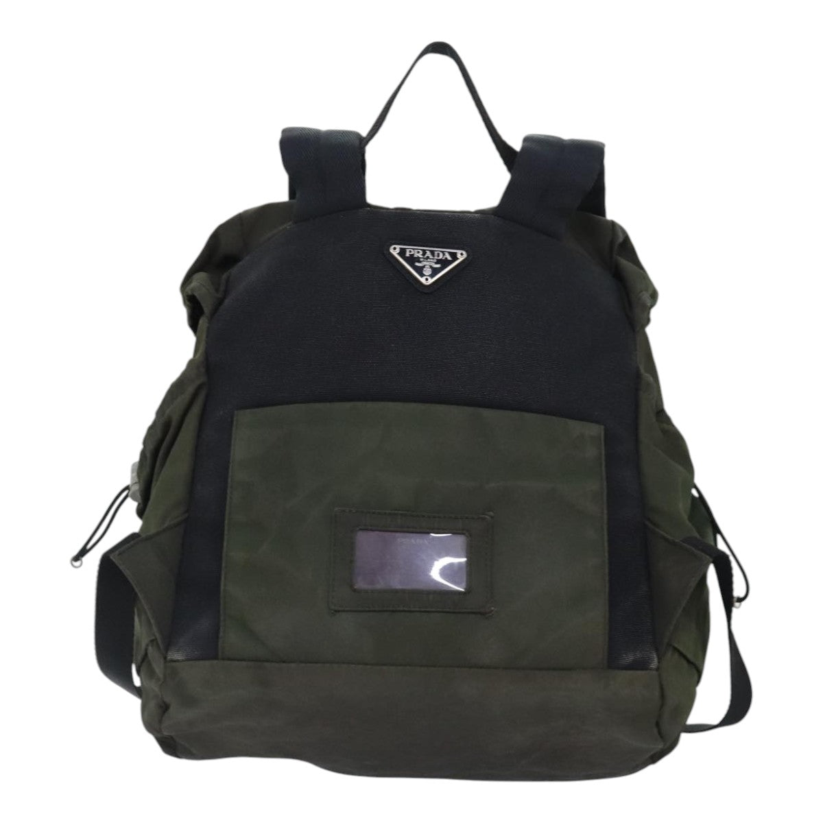 PRADA Backpack Nylon Green Auth bs18109