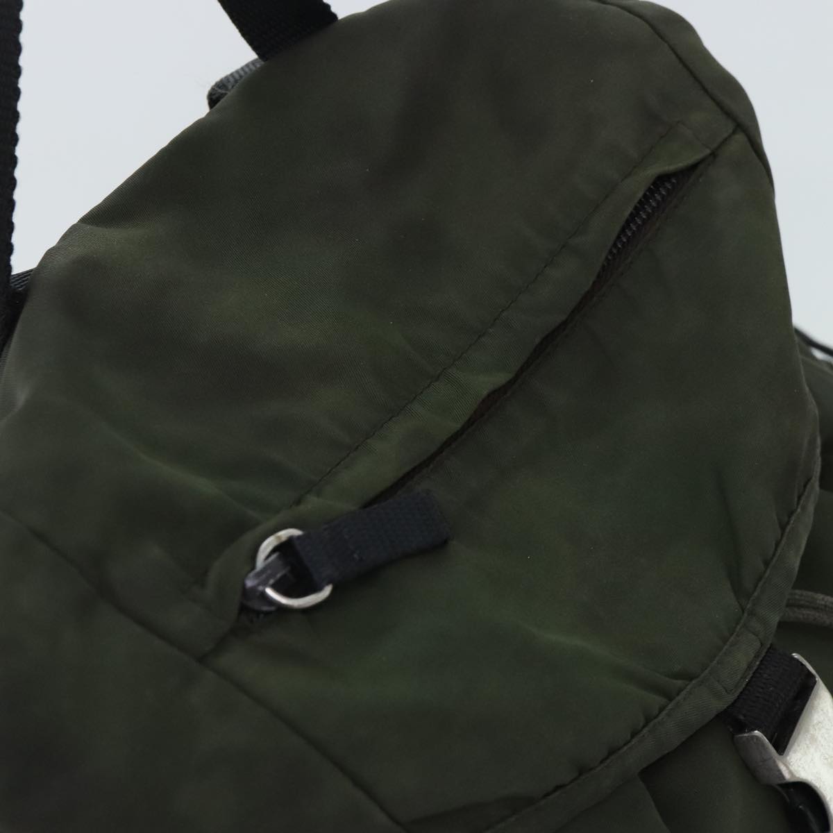 PRADA Backpack Nylon Green Auth bs18109