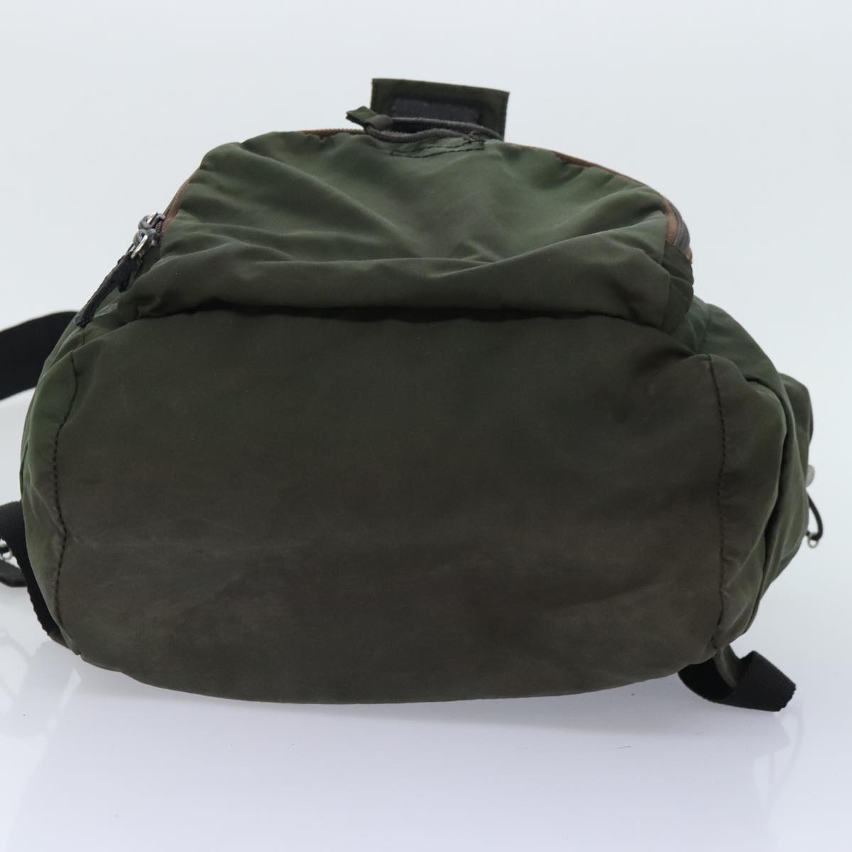 PRADA Backpack Nylon Green Auth bs18109