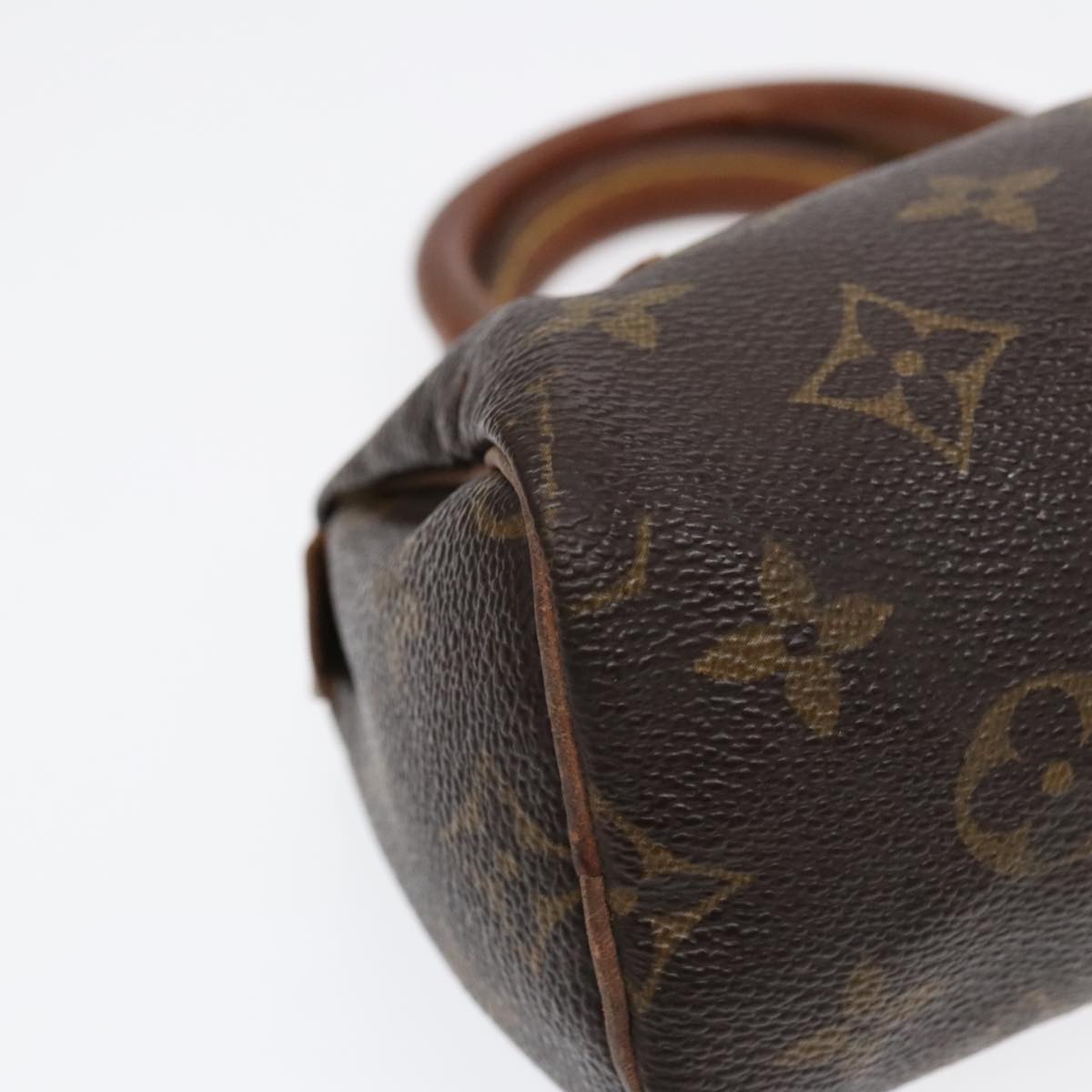 LOUIS VUITTON Monogram Mini Speedy Hand Bag M41534 LV Auth bs18116