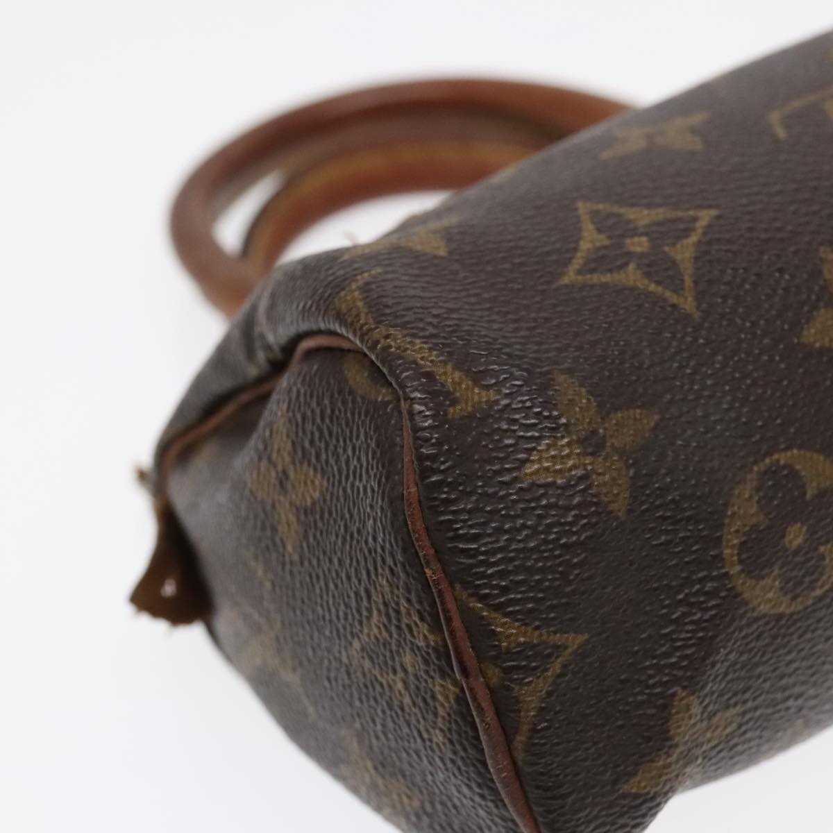 LOUIS VUITTON Monogram Mini Speedy Hand Bag M41534 LV Auth bs18116