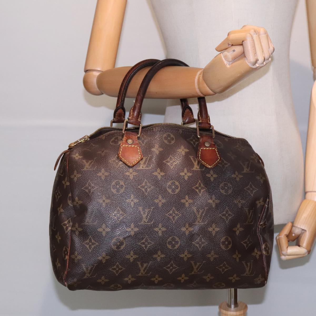 LOUIS VUITTON Monogram Speedy 30 Hand Bag M41526 LV Auth bs18127