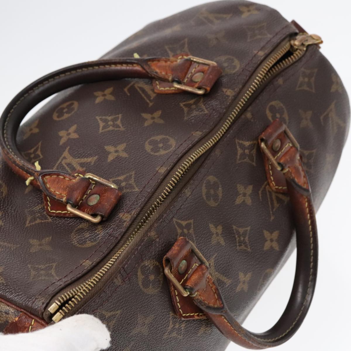 LOUIS VUITTON Monogram Speedy 30 Hand Bag M41526 LV Auth bs18127