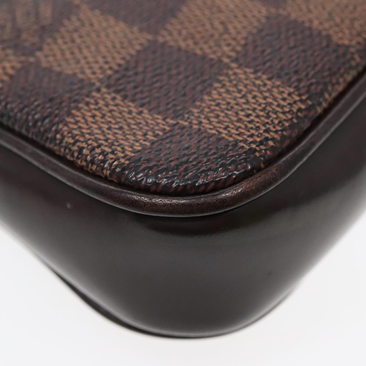 LOUIS VUITTON Damier Ebene Navona Accessory Pouch N51983 LV Auth bs18184