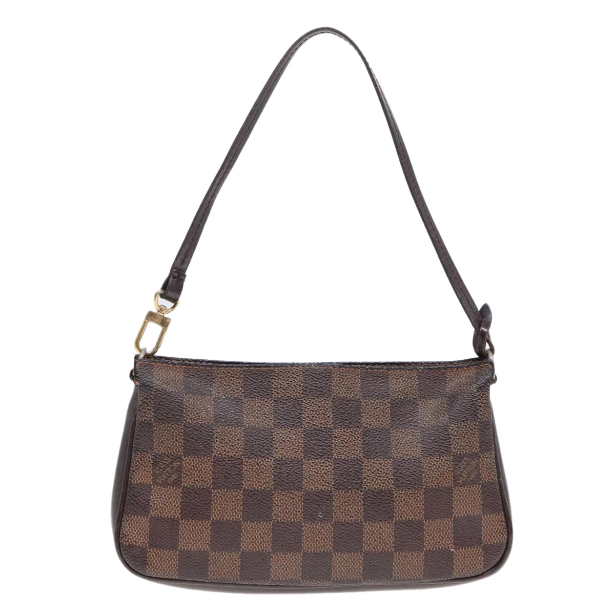 LOUIS VUITTON Damier Ebene Navona Accessory Pouch N51983 LV Auth bs18184