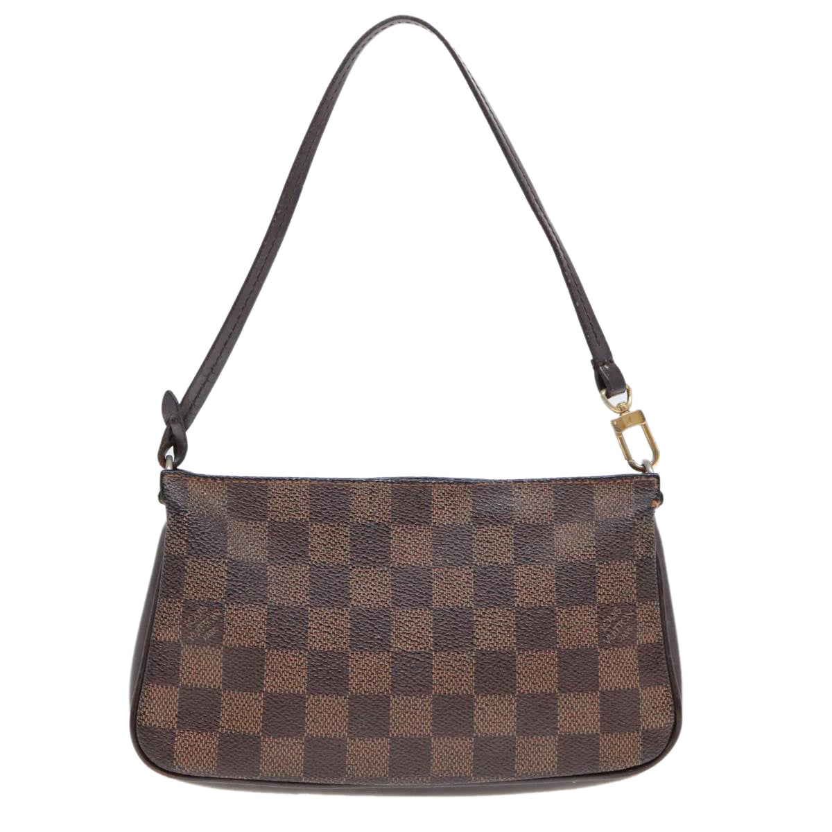 LOUIS VUITTON Damier Ebene Navona Accessory Pouch N51983 LV Auth bs18184