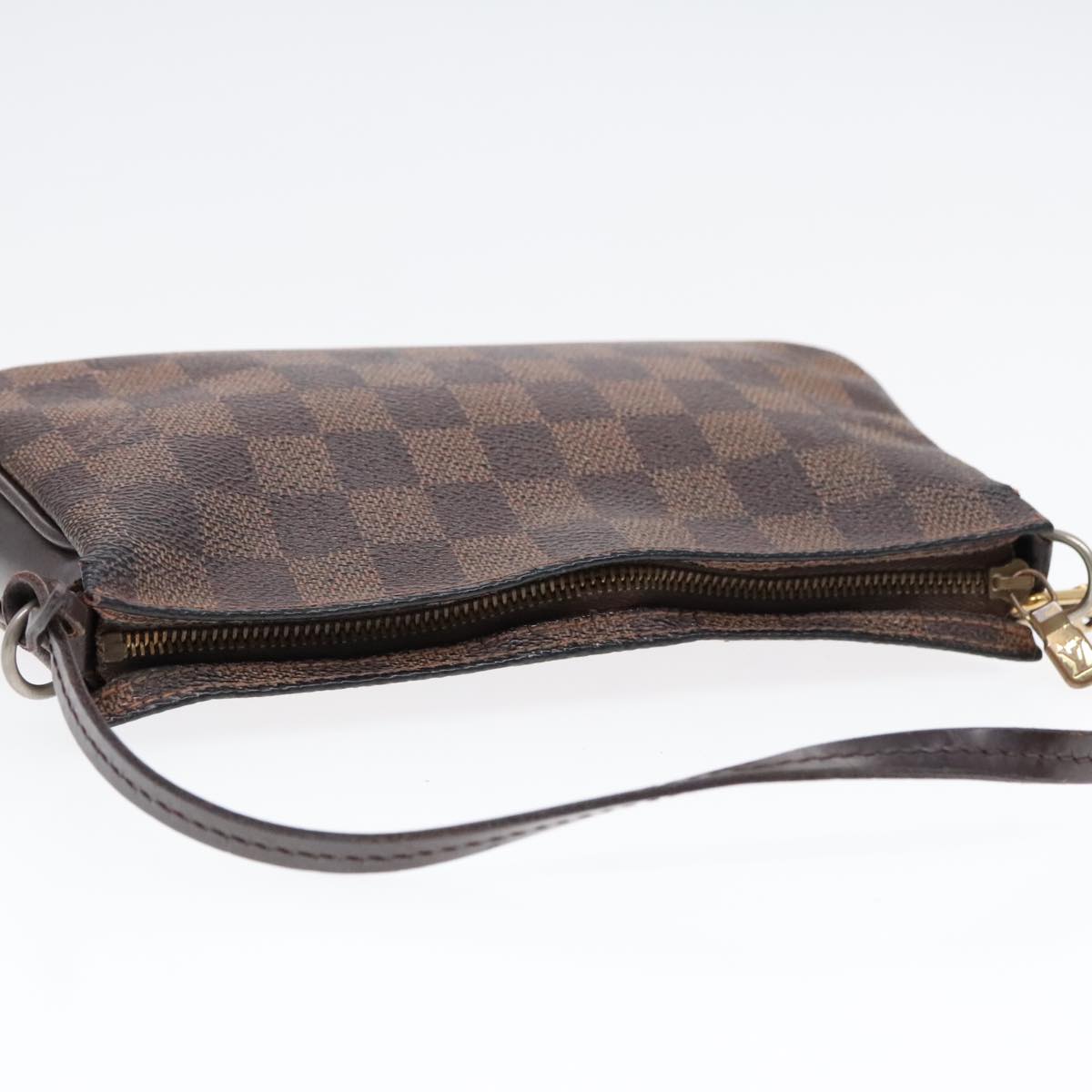 LOUIS VUITTON Damier Ebene Navona Accessory Pouch N51983 LV Auth bs18184