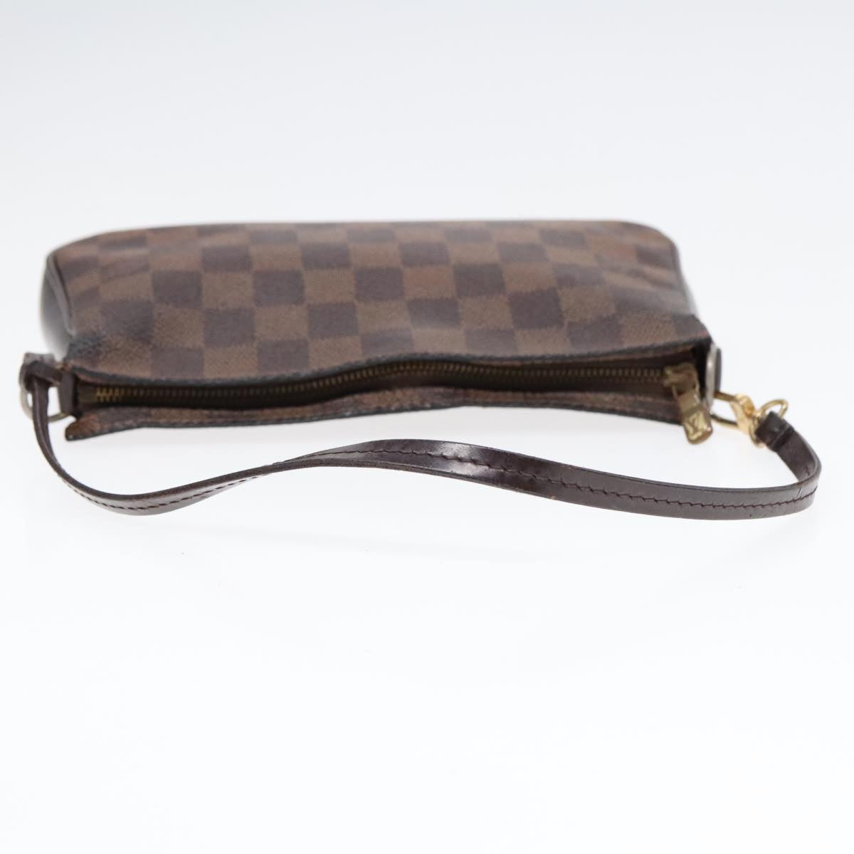 LOUIS VUITTON Damier Ebene Navona Accessory Pouch N51983 LV Auth bs18184