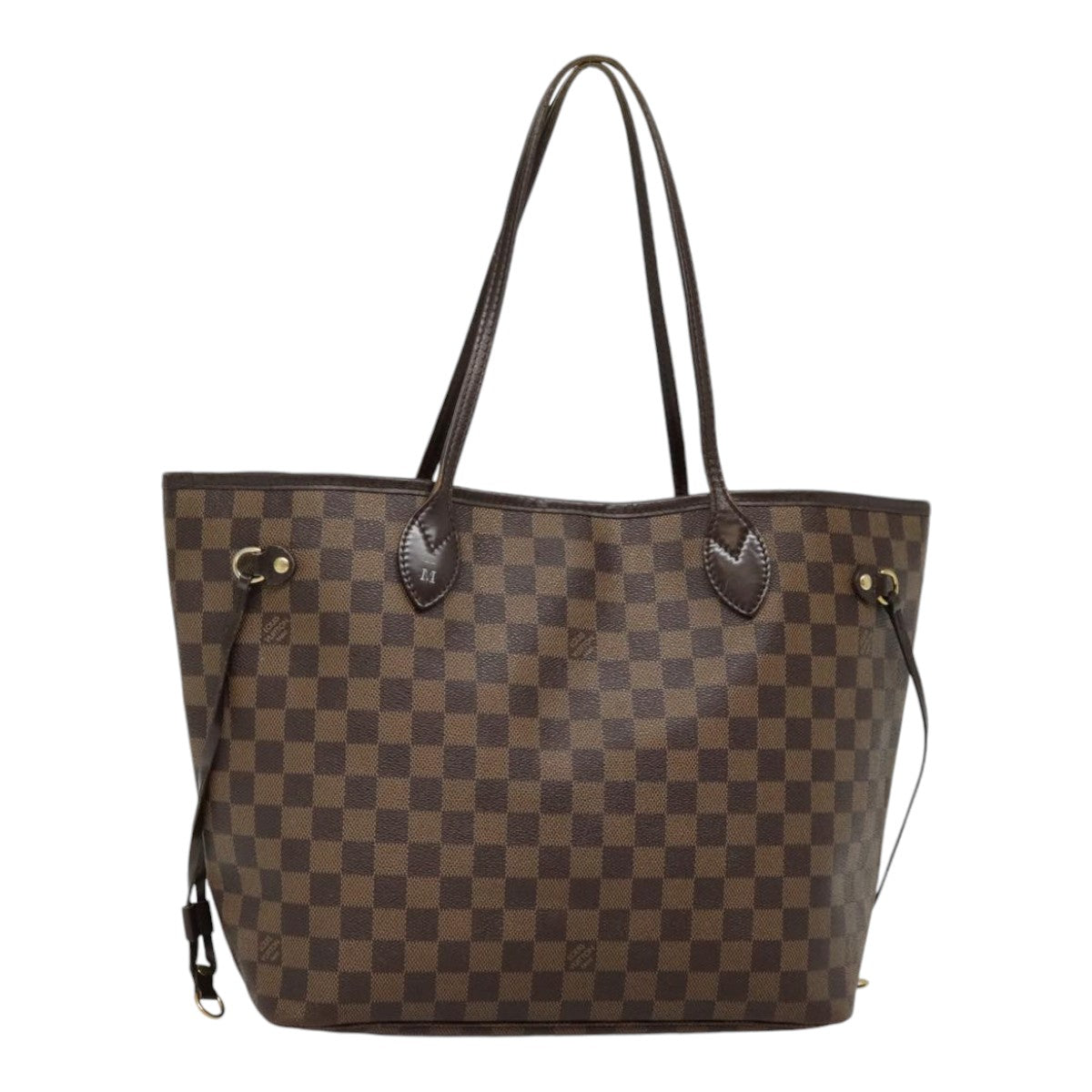 LOUIS VUITTON Damier Ebene Neverfull MM Tote Bag N51105 LV Auth bs18187