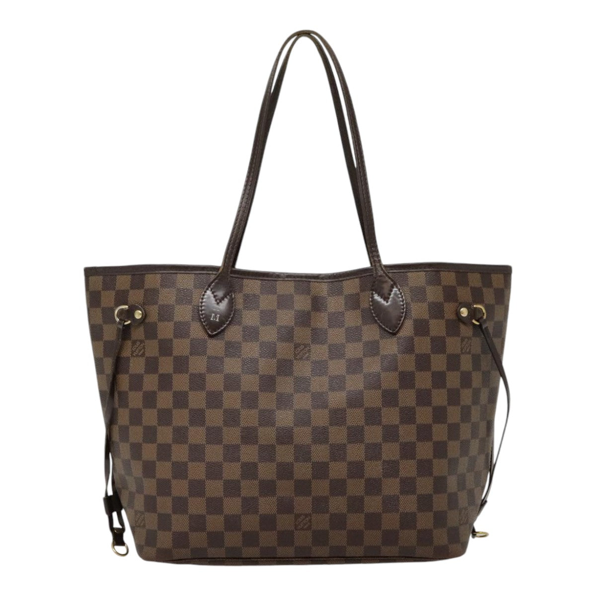 LOUIS VUITTON Damier Ebene Neverfull MM Tote Bag N51105 LV Auth bs18187