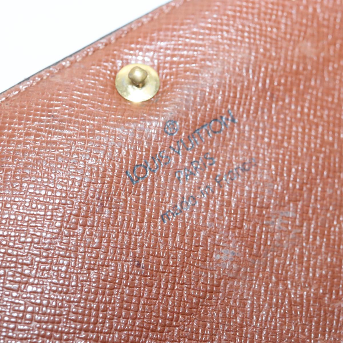 LOUIS VUITTON Monogram Graffiti Porte Monnaie Credit Wallet M92190 Auth bs18227