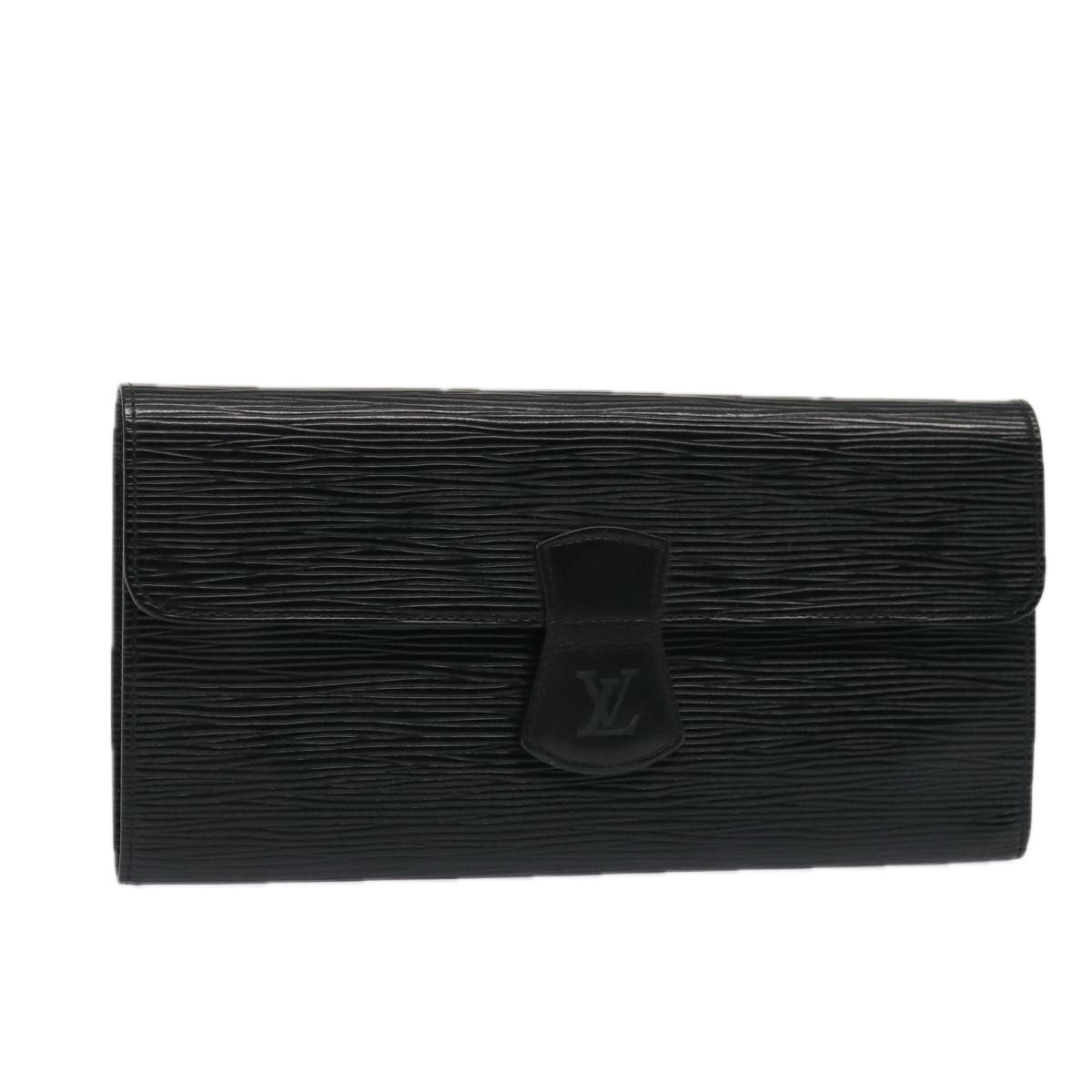 LOUIS VUITTON Epi Rouleaux Vision Pouch Black M48352 LV Auth bs18246