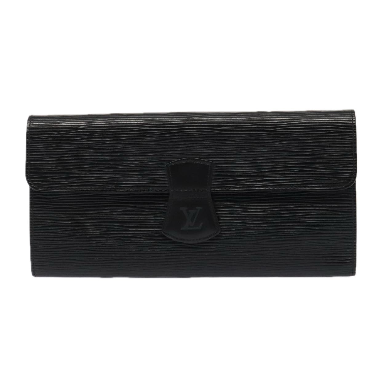 LOUIS VUITTON Epi Rouleaux Vision Pouch Black M48352 LV Auth bs18246