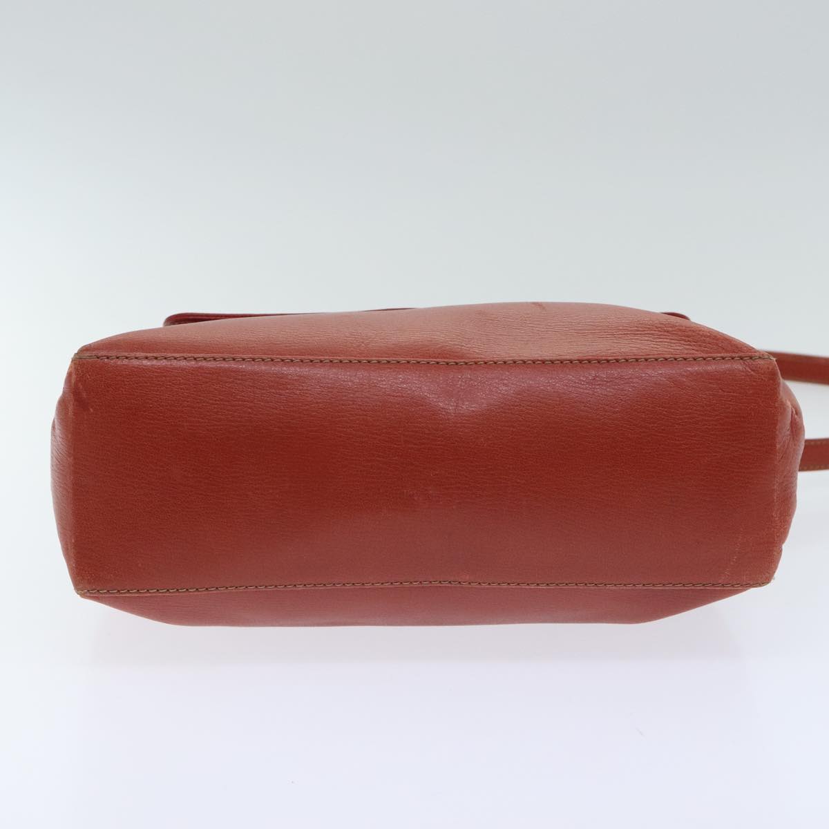 LOEWE Velazquez Twist Hand Bag Leather 2way Red Auth bs18310