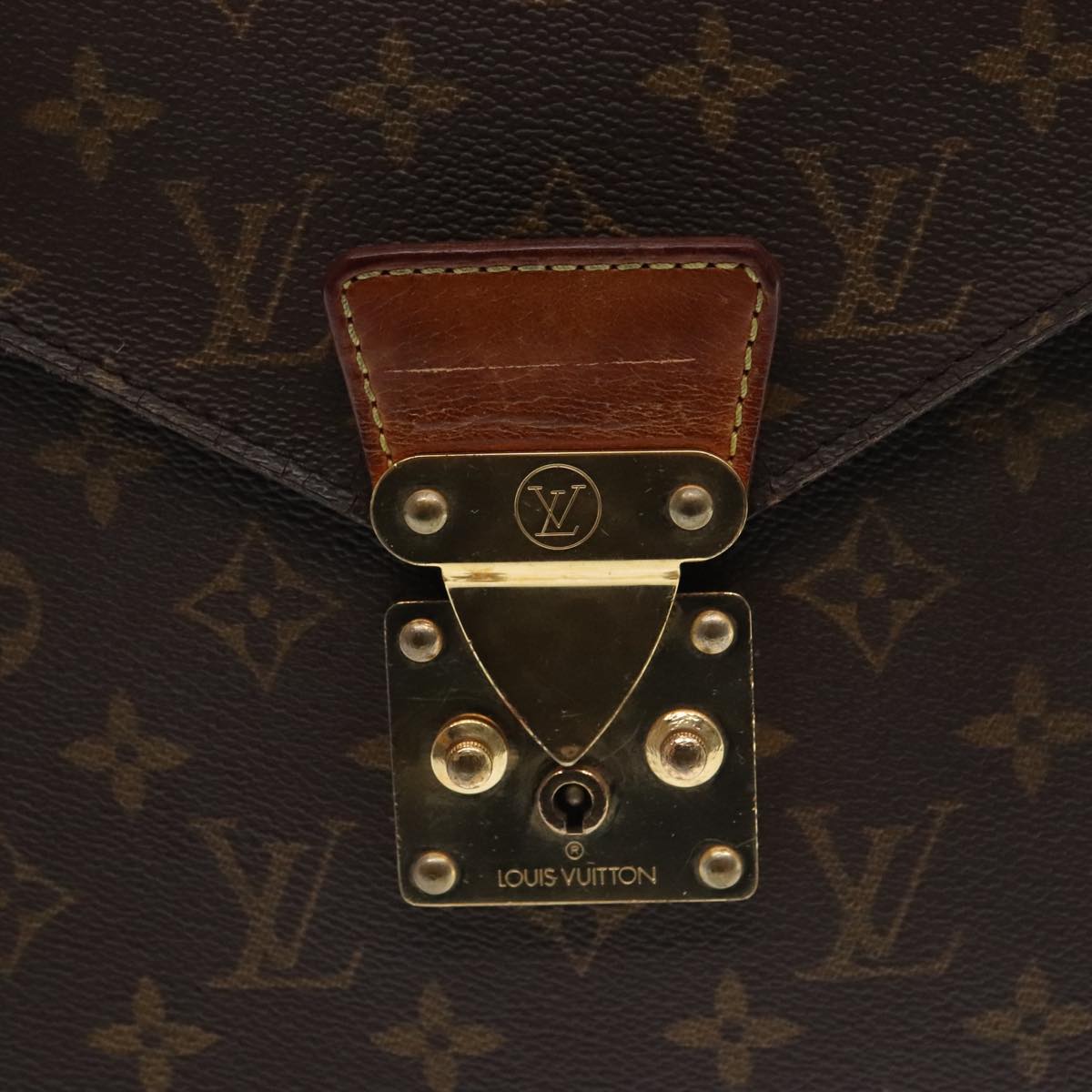 LOUIS VUITTON Monogram Serviette Conseiller Briefcase M53331 LV Auth bs18334