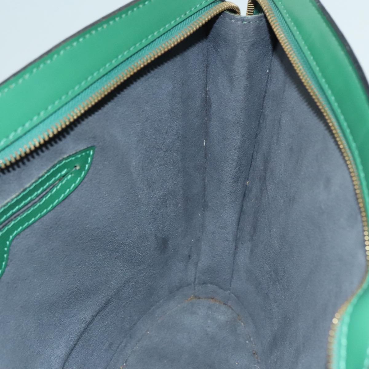 LOUIS VUITTON Epi Saint Jacques Hand Bag Green M52274 LV Auth bs18337