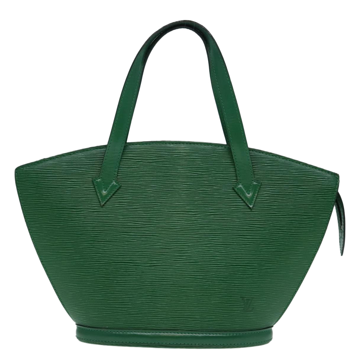 LOUIS VUITTON Epi Saint Jacques Hand Bag Green M52274 LV Auth bs18337