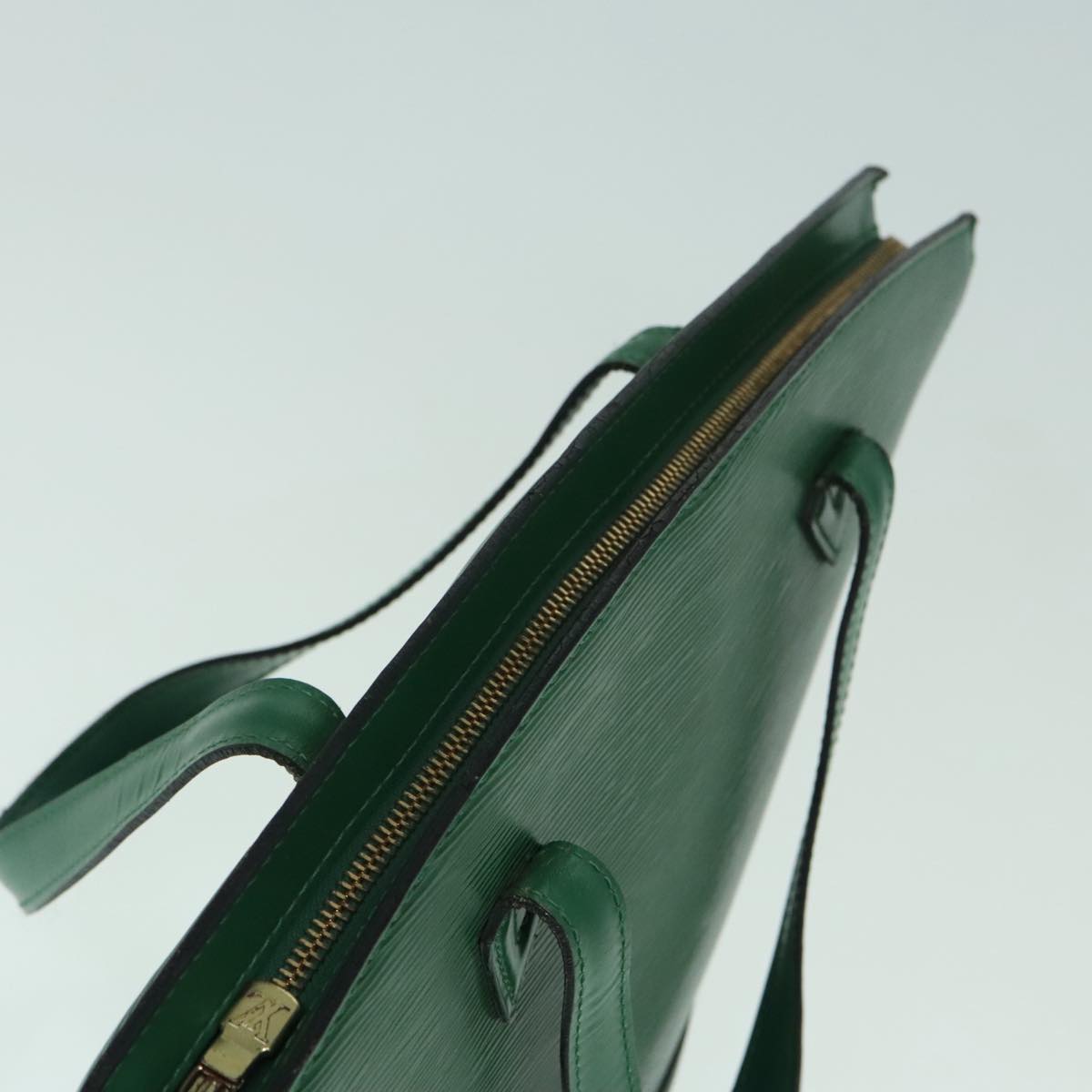 LOUIS VUITTON Epi Saint Jacques Hand Bag Green M52274 LV Auth bs18337