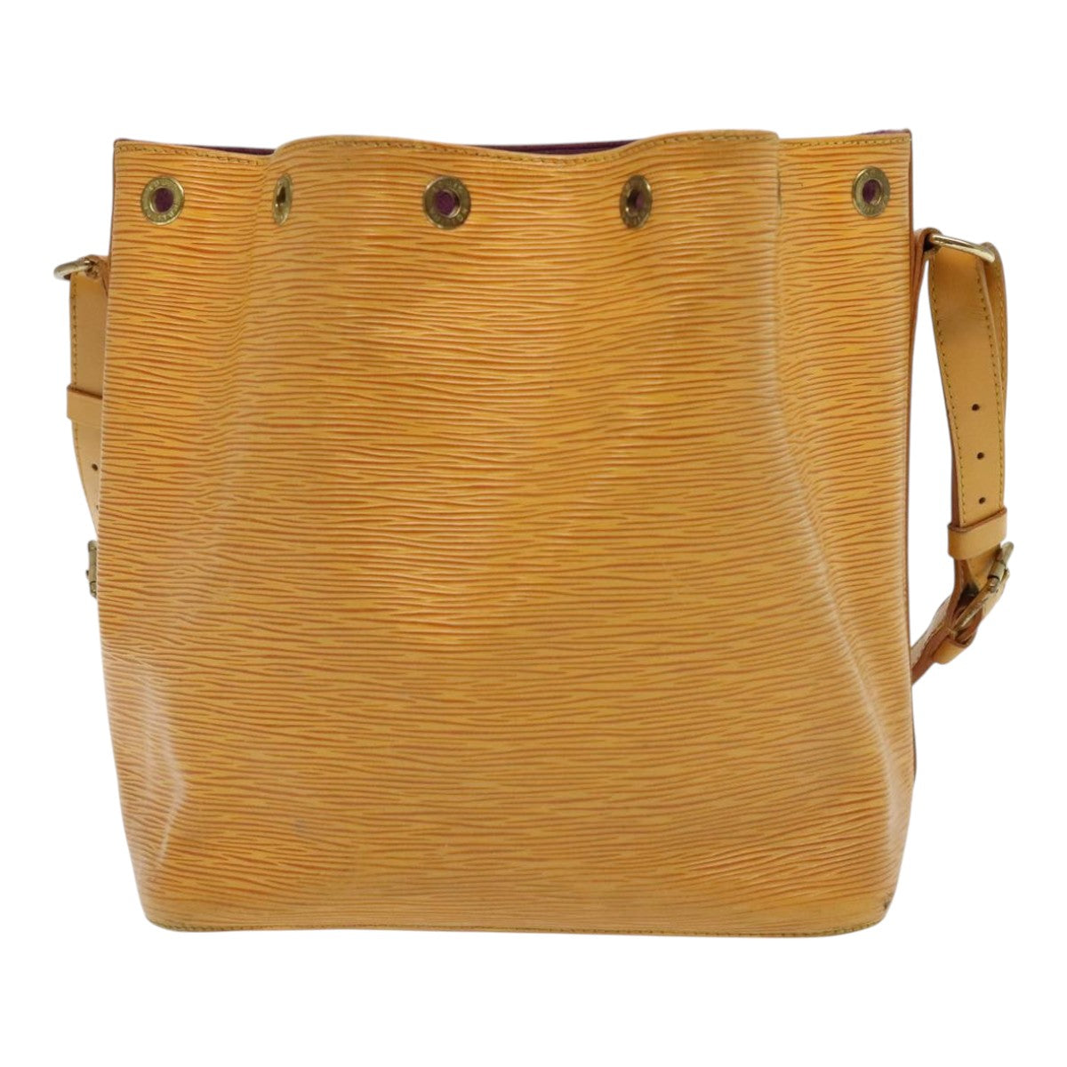 LOUIS VUITTON Epi Petit Noe Shoulder Bag Yellow M44109 LV Auth bs18364