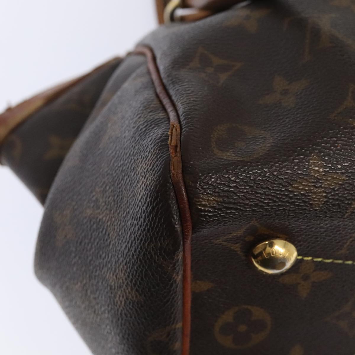 LOUIS VUITTON Monogram Tivoli PM Hand Bag M40143 LV Auth bs18389