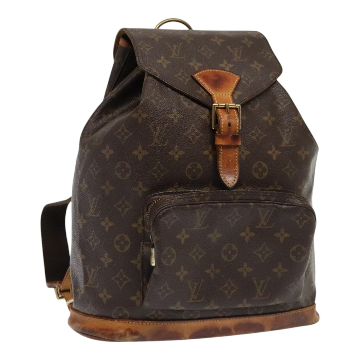 LOUIS VUITTON Monogram Montsouris GM Backpack M51135 LV Auth bs18390