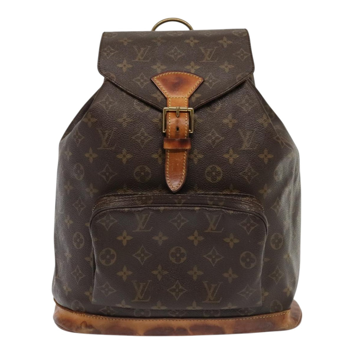 LOUIS VUITTON Monogram Montsouris GM Backpack M51135 LV Auth bs18390