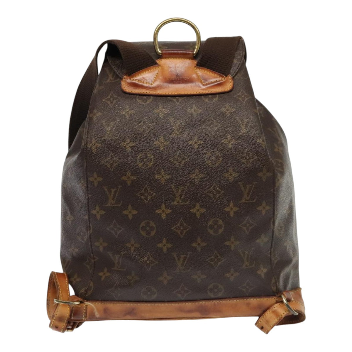 LOUIS VUITTON Monogram Montsouris GM Backpack M51135 LV Auth bs18390