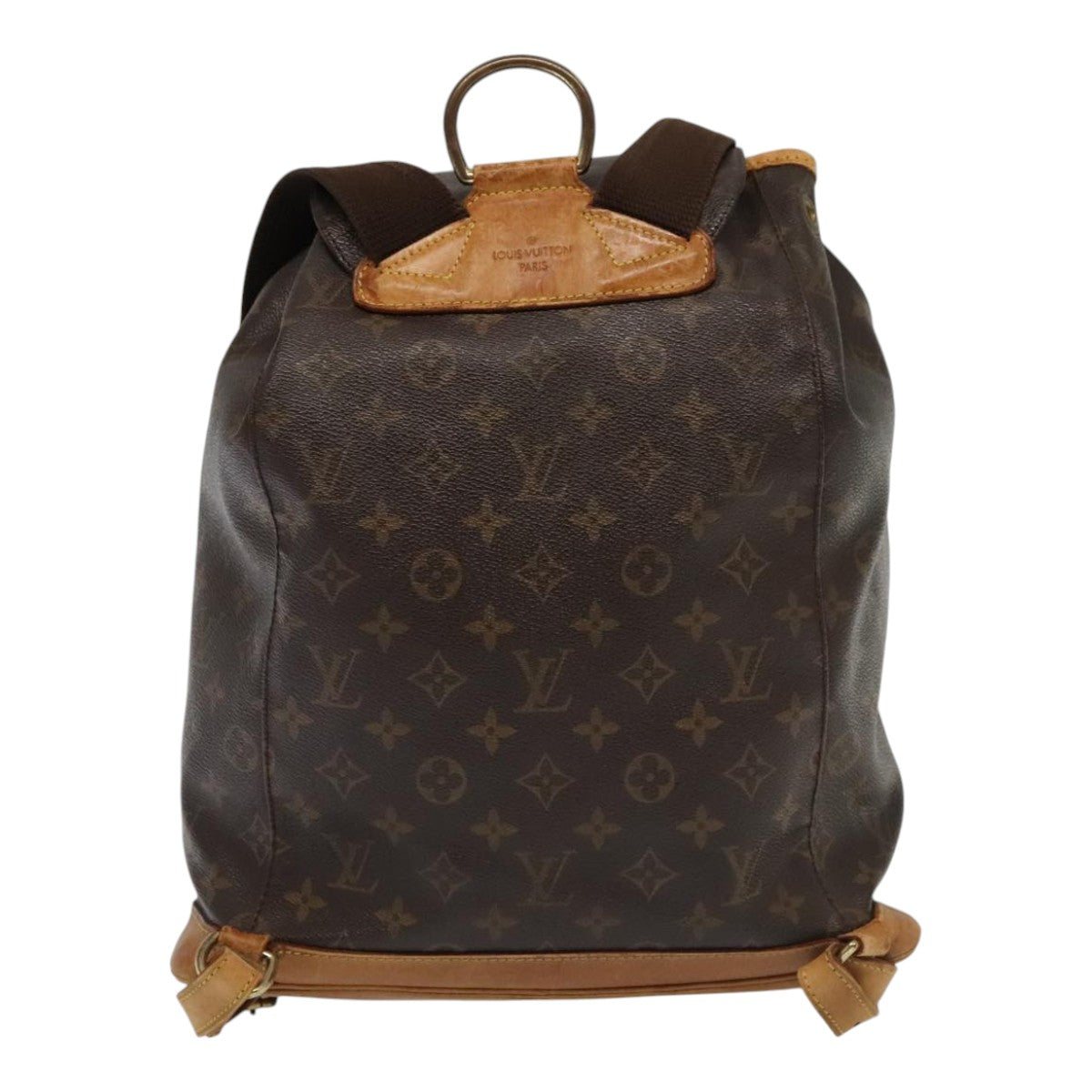 LOUIS VUITTON Monogram Montsouris GM Backpack M51135 LV Auth bs18391