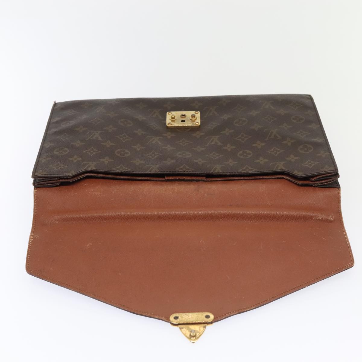 LOUIS VUITTON Monogram Serviette Conseiller Briefcase M53331 LV Auth bs18422