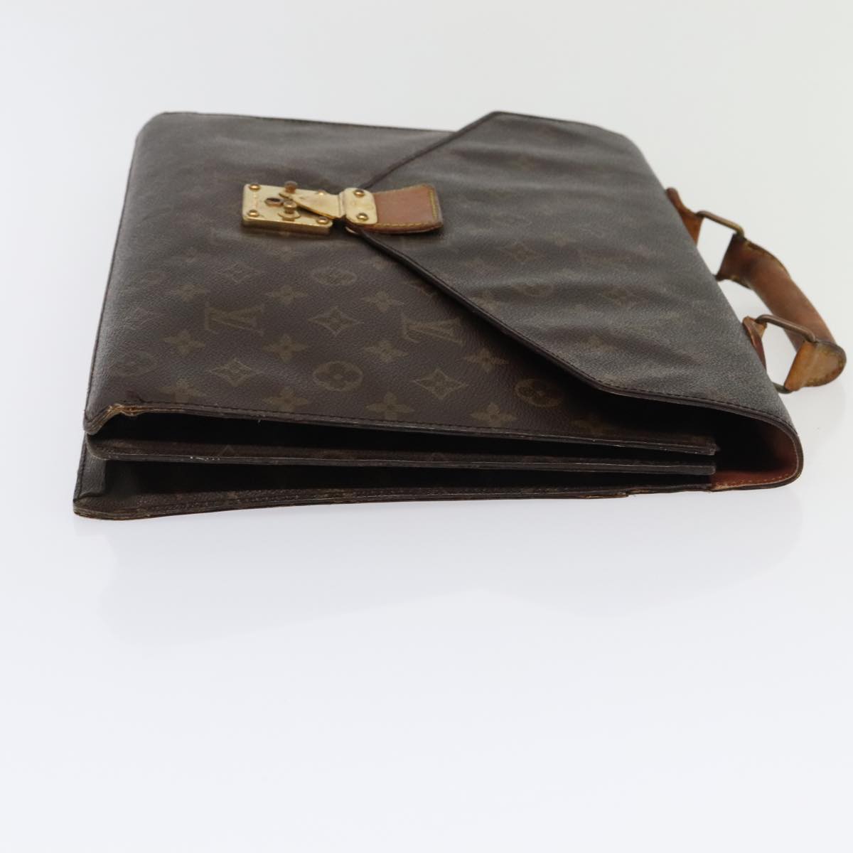 LOUIS VUITTON Monogram Serviette Conseiller Briefcase M53331 LV Auth bs18422