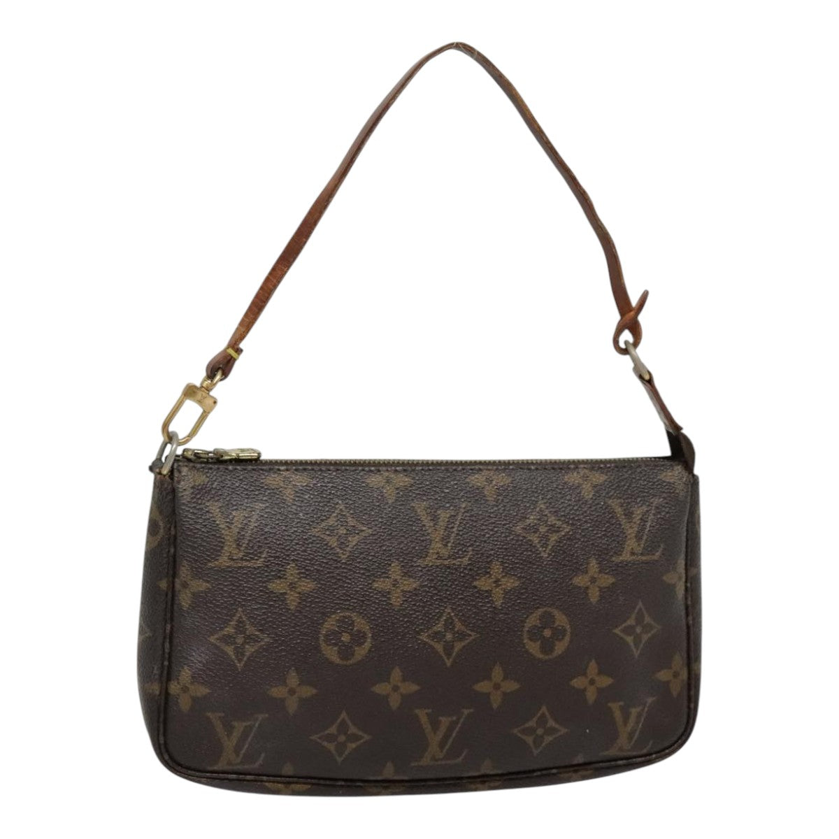 LOUIS VUITTON Monogram Pochette Accessoires Pouch M51980 LV Auth bs18425