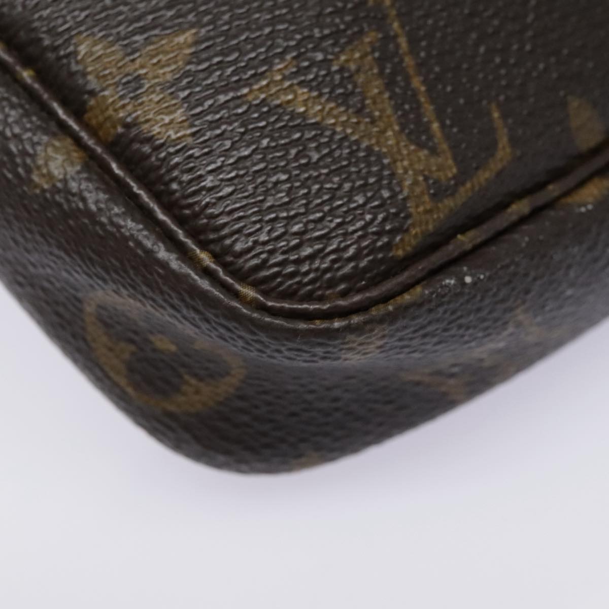 LOUIS VUITTON Monogram Pochette Accessoires Pouch M51980 LV Auth bs18425