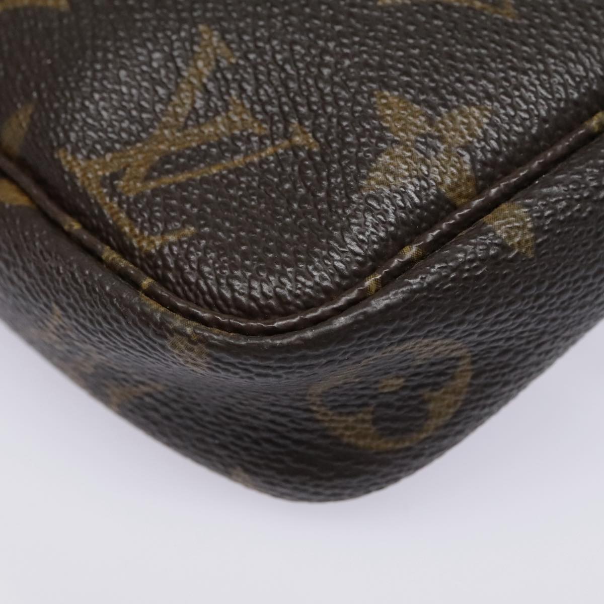 LOUIS VUITTON Monogram Pochette Accessoires Pouch M51980 LV Auth bs18425