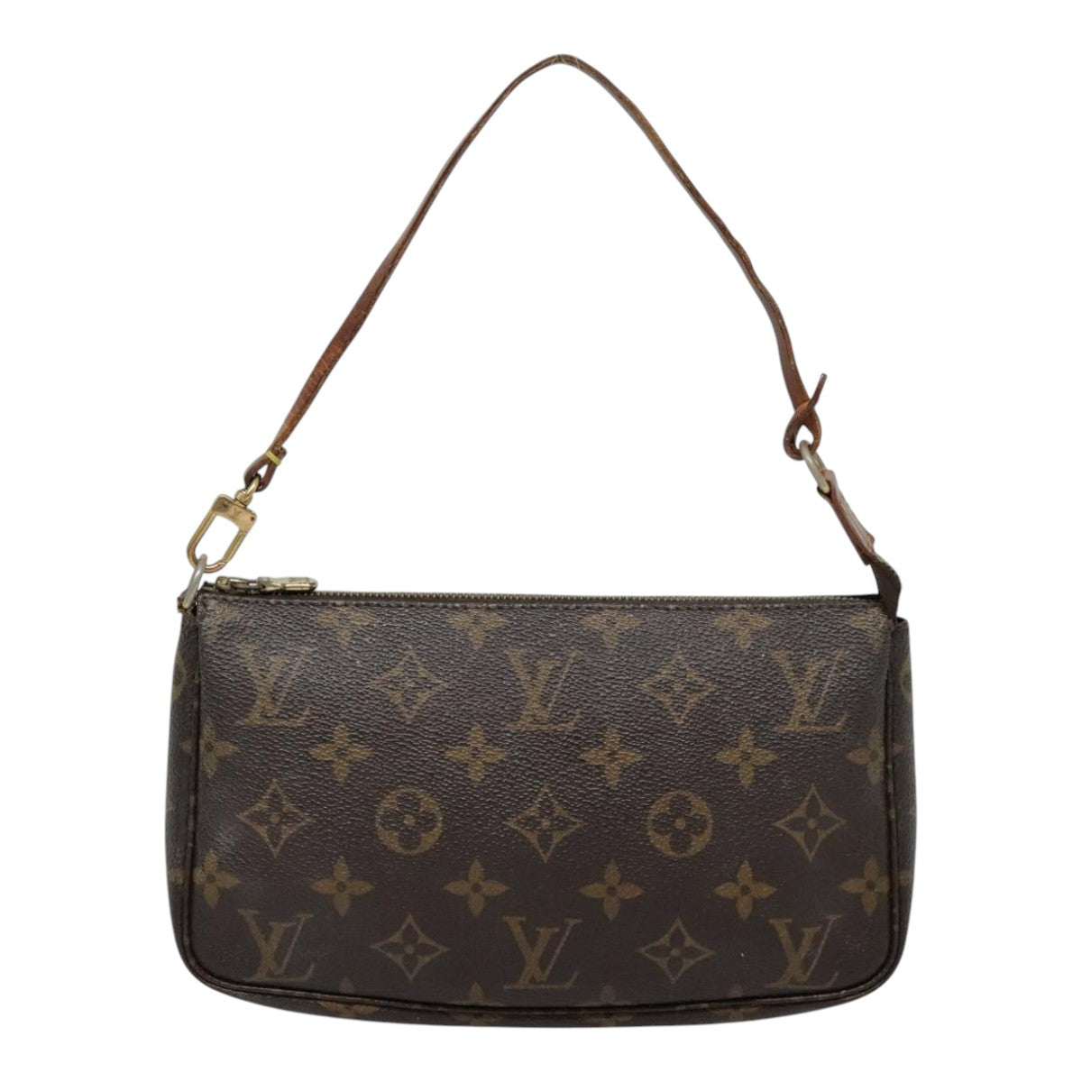 LOUIS VUITTON Monogram Pochette Accessoires Pouch M51980 LV Auth bs18425