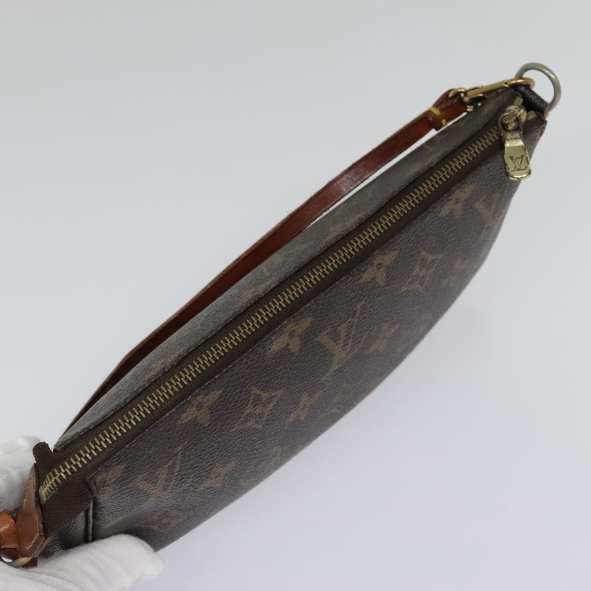 LOUIS VUITTON Monogram Pochette Accessoires Pouch M51980 LV Auth bs18425