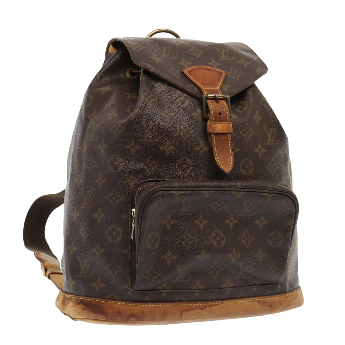 LOUIS VUITTON Monogram Montsouris GM Backpack M51135 LV Auth bs18434