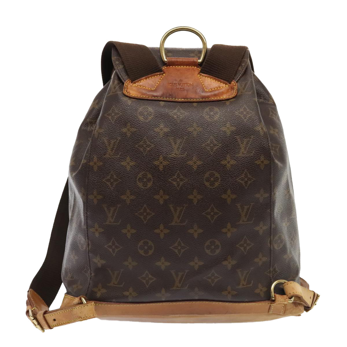 LOUIS VUITTON Monogram Montsouris GM Backpack M51135 LV Auth bs18434