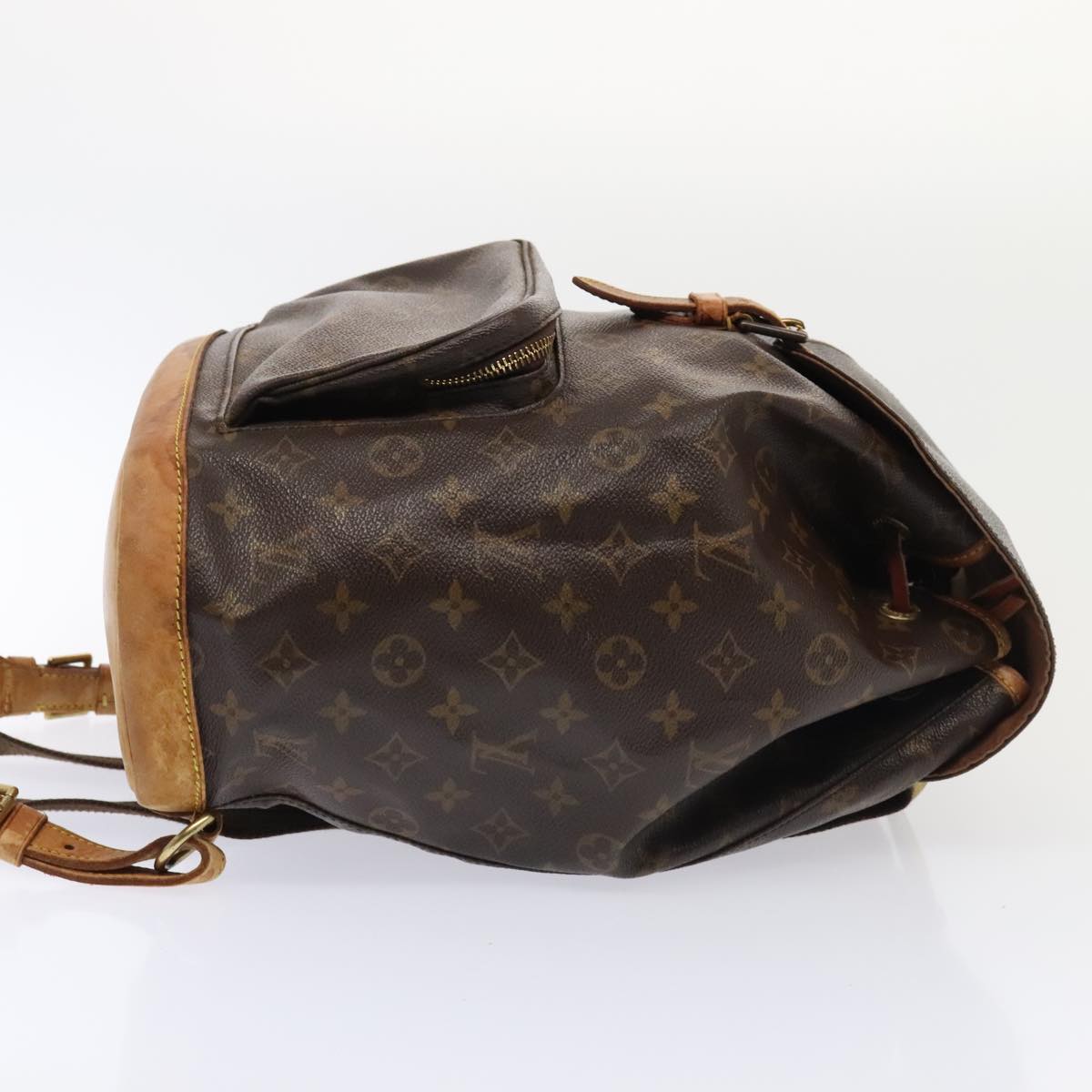 LOUIS VUITTON Monogram Montsouris GM Backpack M51135 LV Auth bs18434