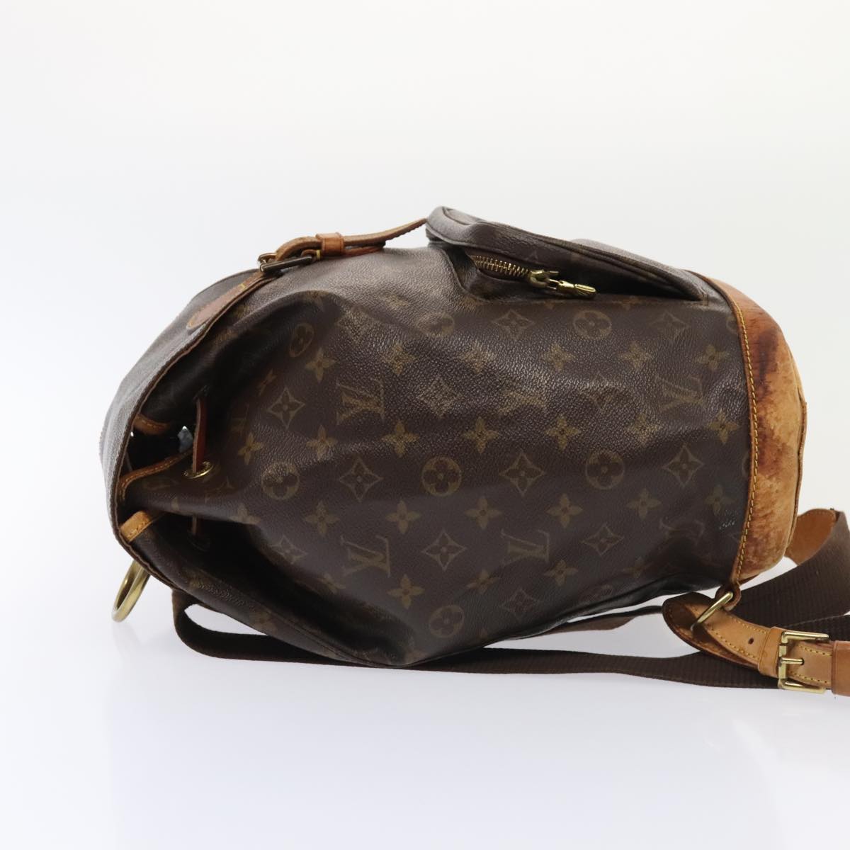 LOUIS VUITTON Monogram Montsouris GM Backpack M51135 LV Auth bs18434