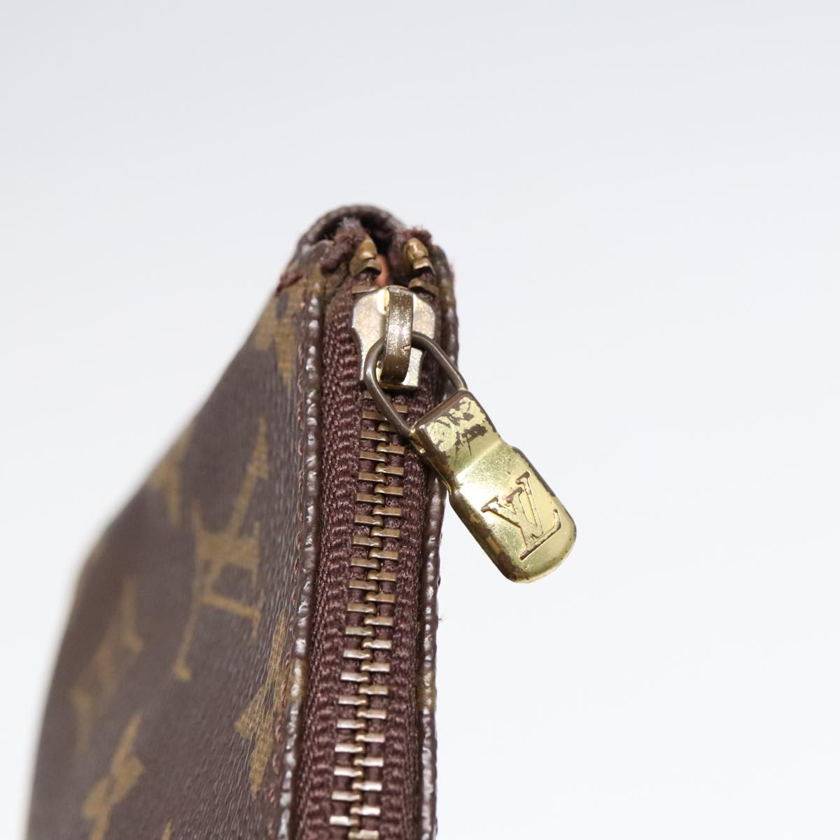 LOUIS VUITTON Monogram Pochette Accessoires Pouch M51980 LV Auth bs18451