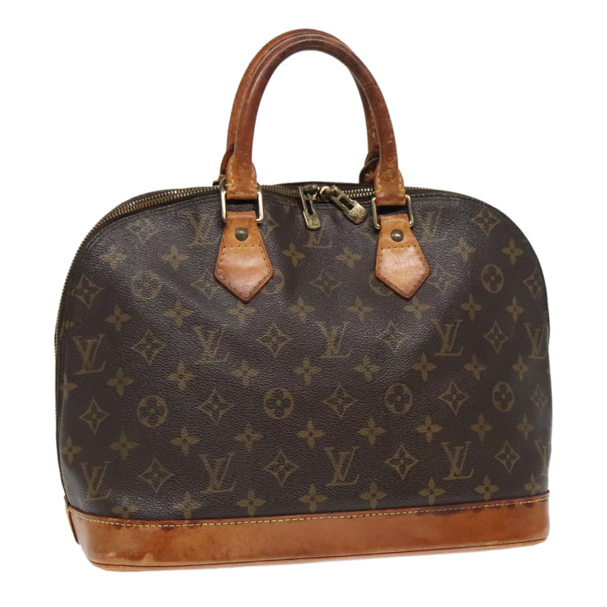 LOUIS VUITTON Monogram Alma Hand Bag M51130 LV Auth bs18496