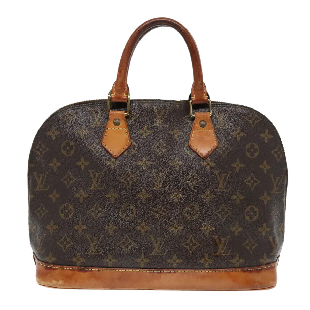 LOUIS VUITTON Monogram Alma Hand Bag M51130 LV Auth bs18496