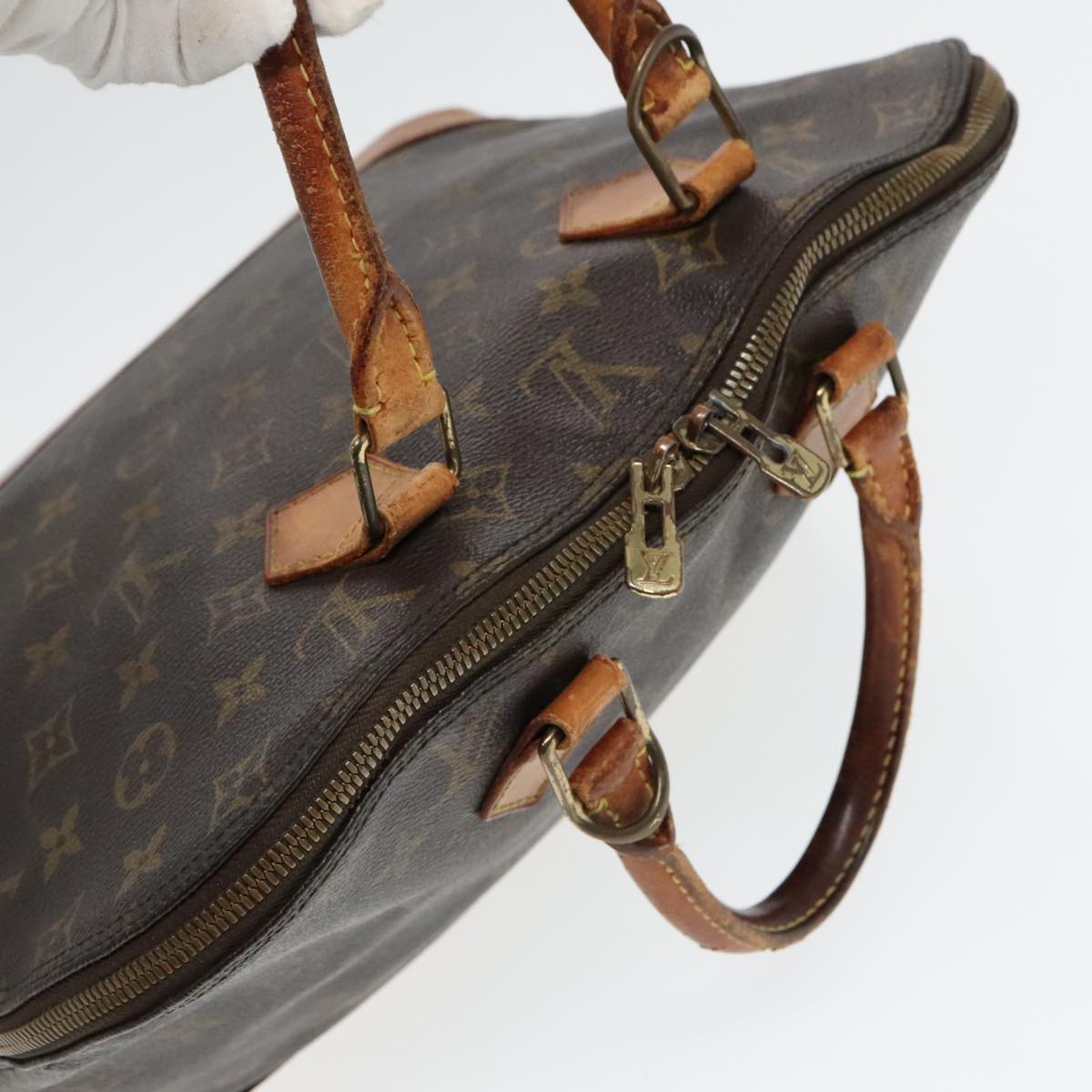 LOUIS VUITTON Monogram Alma Hand Bag M51130 LV Auth bs18496