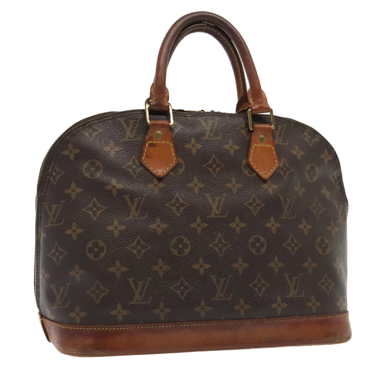 LOUIS VUITTON Monogram Alma Hand Bag M51130 LV Auth bs18593