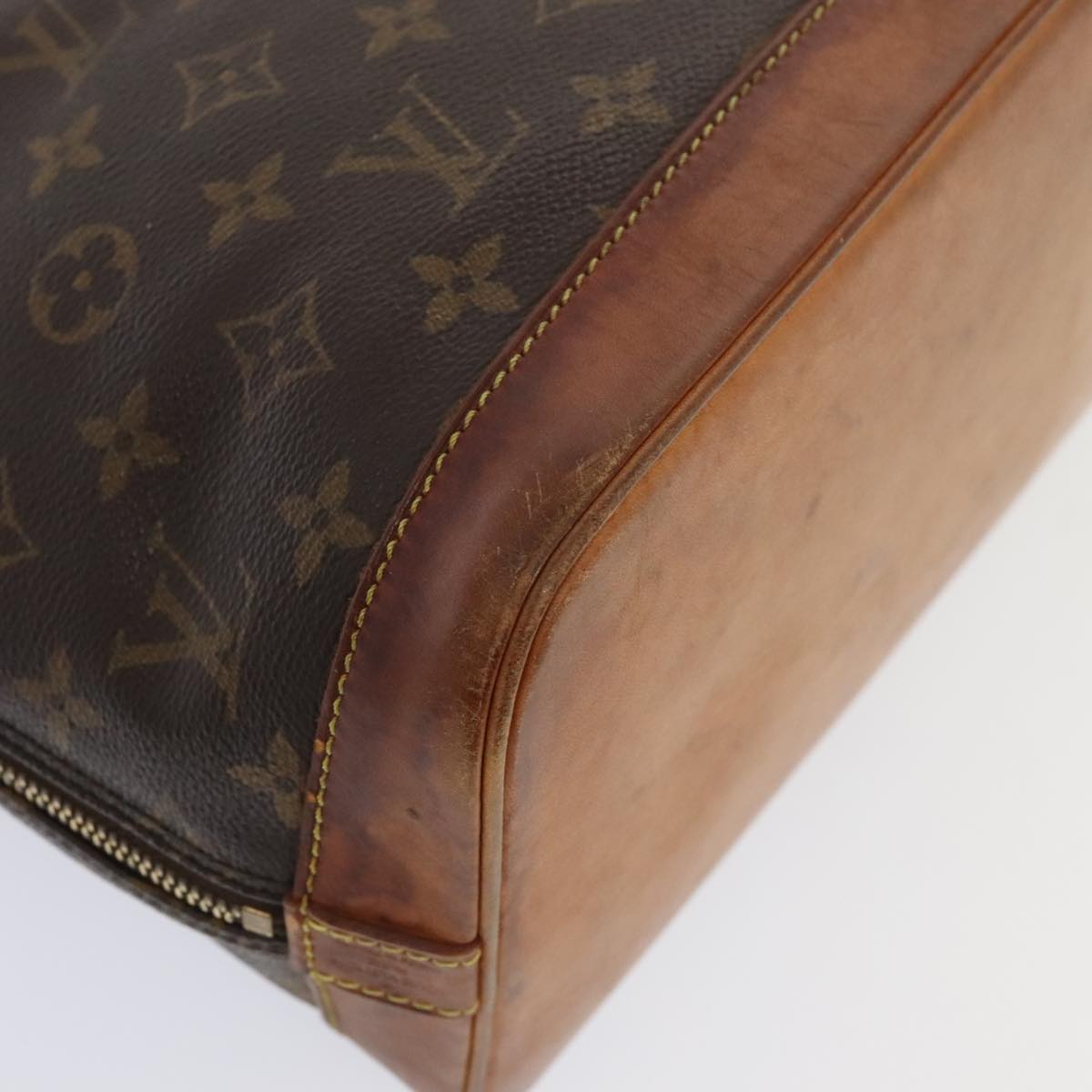 LOUIS VUITTON Monogram Alma Hand Bag M51130 LV Auth bs18593