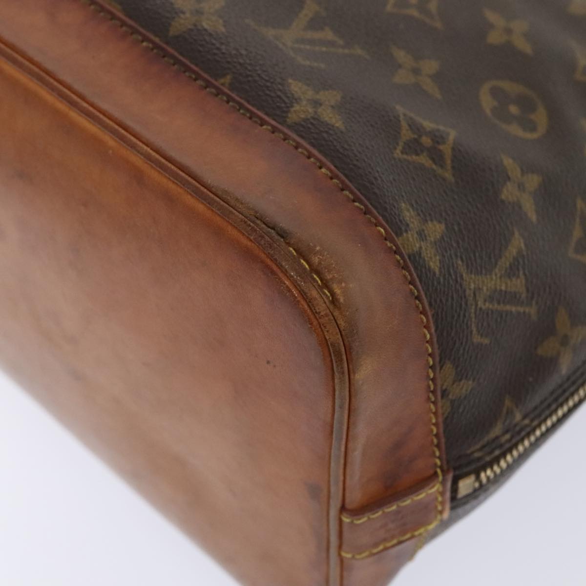 LOUIS VUITTON Monogram Alma Hand Bag M51130 LV Auth bs18593