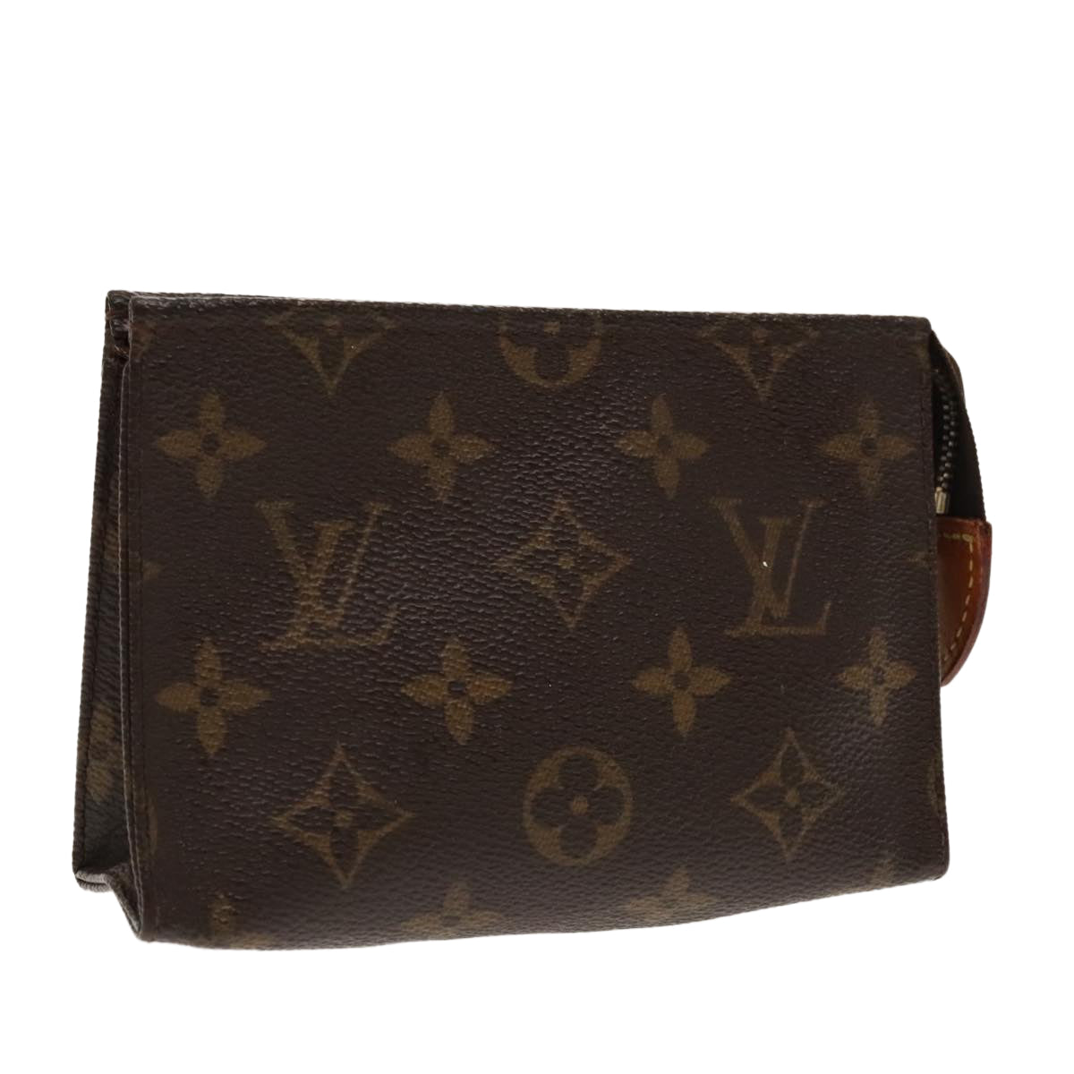 LOUIS VUITTON Monogram Poche Toilette 15 Pouch M47546 LV Auth bs18716